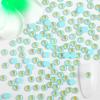 imageBeadsland 1440pcs Flat Back Crystal Rhinestones Round Gems for Nail Art and Craft Glue Fix Luminous Mint SS102729mmLuminous Mint