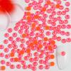 imageBeadsland 1440pcs Flat Back Crystal Rhinestones Round Gems for Nail Art and Craft Glue Fix Luminous Mint SS102729mmLuminous Orange
