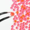 imageBeadsland 1440pcs Flat Back Crystal Rhinestones Round Gems for Nail Art and Craft Glue Fix Luminous Mint SS102729mmLuminous Orange