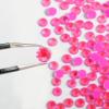imageBeadsland 1440pcs Flat Back Crystal Rhinestones Round Gems for Nail Art and Craft Glue Fix Luminous Mint SS102729mmLuminous Rose