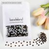 imageBeadsland 1440pcs Flat Back Crystal Rhinestones Round Gems for Nail Art and Craft Glue Fix Luminous Mint SS102729mmSmoked Topaz