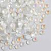 imageBeadsland 1440pcs Flat Back Crystal Rhinestones Round Gems for Nail Art and Craft Glue Fix Luminous Mint SS102729mmLuminous White