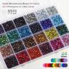 imageHotfix Rhinestones Mixed 24 Colors SS10 Rhinestones for Crafts Clothes Hotfix Crystals with 1 Tweezers 1 Wax Pencil and 1 SpoonSS1014400pcs