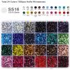 imageHotfix Rhinestones Mixed 24 Colors SS10 Rhinestones for Crafts Clothes Hotfix Crystals with 1 Tweezers 1 Wax Pencil and 1 SpoonSS167200pcs