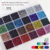 imageHotfix Rhinestones Mixed 24 Colors SS10 Rhinestones for Crafts Clothes Hotfix Crystals with 1 Tweezers 1 Wax Pencil and 1 SpoonSS617280pcs