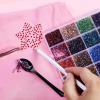 imageHotfix Rhinestones Mixed 24 Colors SS10 Rhinestones for Crafts Clothes Hotfix Crystals with 1 Tweezers 1 Wax Pencil and 1 SpoonSS617280pcs