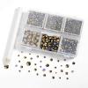 imageBEADSLAND Hotfix Rhinestones 4000 PCS AB Rhinestones for Clothes Crafts Mixed 6 Sizes with Wax Pencil and Tweezers Kit SS6SS30 Crystal ABAurum