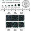 imageBEADSLAND Hotfix Rhinestones 4000 PCS AB Rhinestones for Clothes Crafts Mixed 6 Sizes with Wax Pencil and Tweezers Kit SS6SS30 Crystal ABEmerald