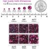 imageBEADSLAND Hotfix Rhinestones 4000 PCS AB Rhinestones for Clothes Crafts Mixed 6 Sizes with Wax Pencil and Tweezers Kit SS6SS30 Crystal ABFuchsia
