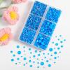 imageBEADSLAND Hotfix Rhinestones 4000 PCS AB Rhinestones for Clothes Crafts Mixed 6 Sizes with Wax Pencil and Tweezers Kit SS6SS30 Crystal ABNeon Blue