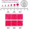 imageBEADSLAND Hotfix Rhinestones 4000 PCS AB Rhinestones for Clothes Crafts Mixed 6 Sizes with Wax Pencil and Tweezers Kit SS6SS30 Crystal ABNeon Rose