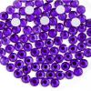 imageBeadsland 1440pcs Flat Back Crystal Rhinestones Round Gems for Nail Art and Craft Glue Fix Aurora Purple SS20 4648mm
