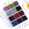 imageHotfix Rhinestones Mixed 12 Colors SS16 Rhinestones for Crafts Clothes Hotfix Crystals with 1 Tweezers and 2 Wax PencilsSS107200pcs
