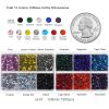 imageHotfix Rhinestones Mixed 12 Colors SS16 Rhinestones for Crafts Clothes Hotfix Crystals with 1 Tweezers and 2 Wax PencilsSS107200pcs