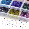imageHotfix Rhinestones Mixed 12 Colors SS16 Rhinestones for Crafts Clothes Hotfix Crystals with 1 Tweezers and 2 Wax PencilsSS68640pcs