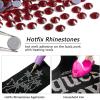imageBeadsland Hotfix Rhinestones 2880pcs Flatback Crystal Rhinestones for Crafts Clothes DIY Decorations Champagne SS8 2325mmDark Siam