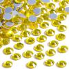 imageBeadsland Hotfix Rhinestones 2880pcs Flatback Crystal Rhinestones for Crafts Clothes DIY Decorations Champagne SS8 2325mmLemon Yellow