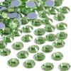 imageBeadsland Hotfix Rhinestones 2880pcs Flatback Crystal Rhinestones for Crafts Clothes DIY Decorations Champagne SS8 2325mmLight Green