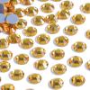 imageBeadsland Hotfix Rhinestones 2880pcs Flatback Crystal Rhinestones for Crafts Clothes DIY Decorations Champagne SS8 2325mmTopaz