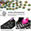 imageBeadsland Hotfix Rhinestones 2880pcs Flatback Crystal Rhinestones for Crafts Clothes DIY DecorationsSiam SS10 2729mmRainbow