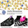 imageBeadsland Hotfix Rhinestones 2880pcs Flatback Crystal Rhinestones for Crafts Clothes DIY DecorationsSiam SS10 2729mmTopaz AB