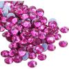 imageBeadsland Hotfix Rhinestones 2880pcs Flatback Crystal Rhinestones for Crafts Clothes DIY DecorationsSiam SS10 2729mmFuchsia
