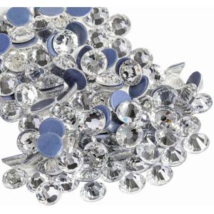 imageBeadsland Hotfix Rhinestones 2880pcs Flatback Crystal Rhinestones for Crafts Clothes DIY Decorations Champagne SS8 2325mmCrystal