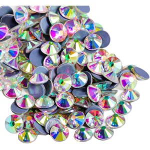 imageBeadsland Hotfix Rhinestones 2880pcs Flatback Crystal Rhinestones for Crafts Clothes DIY Decorations Champagne SS8 2325mmCrystal Ab