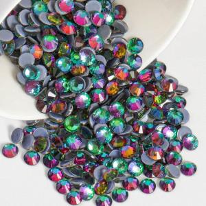 imageBeadsland Hotfix Rhinestones 2880pcs Flatback Crystal Rhinestones for Crafts Clothes DIY Decorations Champagne SS8 2325mmGreen Volcano