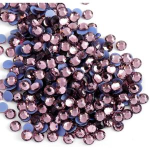 imageBeadsland Hotfix Rhinestones 2880pcs Flatback Crystal Rhinestones for Crafts Clothes DIY Decorations Champagne SS8 2325mmLight Amethyst