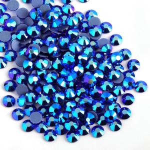 imageBeadsland Hotfix Rhinestones 2880pcs Flatback Crystal Rhinestones for Crafts Clothes DIY Decorations Champagne SS8 2325mmSapphire AB