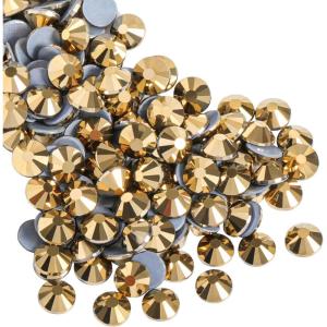 imageBeadsland Hotfix Rhinestones 2880pcs Flatback Crystal Rhinestones for Crafts Clothes DIY DecorationsSiam SS10 2729mmAurum