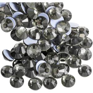 imageBeadsland Hotfix Rhinestones 2880pcs Flatback Crystal Rhinestones for Crafts Clothes DIY DecorationsSiam SS10 2729mmBlack Diamond