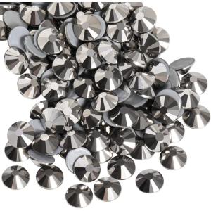 imageBeadsland Hotfix Rhinestones 2880pcs Flatback Crystal Rhinestones for Crafts Clothes DIY DecorationsSiam SS10 2729mmHematite