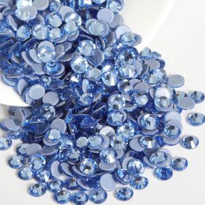 imageBeadsland Hotfix Rhinestones 2880pcs Flatback Crystal Rhinestones for Crafts Clothes DIY DecorationsSiam SS10 2729mmLight Sapphire