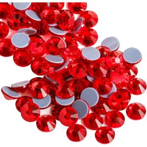 imageBeadsland Hotfix Rhinestones 2880pcs Flatback Crystal Rhinestones for Crafts Clothes DIY DecorationsSiam SS10 2729mmLight Siam