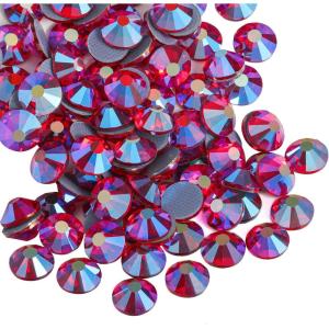 imageBeadsland Hotfix Rhinestones 2880pcs Flatback Crystal Rhinestones for Crafts Clothes DIY DecorationsSiam SS10 2729mmLight Siam Ab