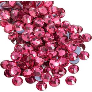 imageBeadsland Hotfix Rhinestones 2880pcs Flatback Crystal Rhinestones for Crafts Clothes DIY DecorationsSiam SS10 2729mmRose