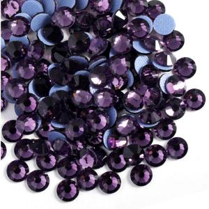imageBeadsland Hotfix Rhinestones 2880pcs Flatback Crystal Rhinestones for Crafts Clothes DIY DecorationsSiam SS10 2729mmTanzanite
